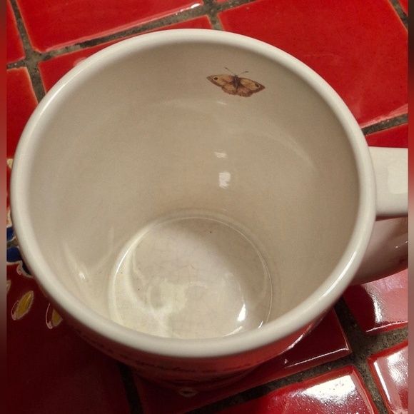 Vintage Marjolein Bastin "Friendship Plants A Garden" Mug Bird Vegetable Flower - Picture 5 of 9